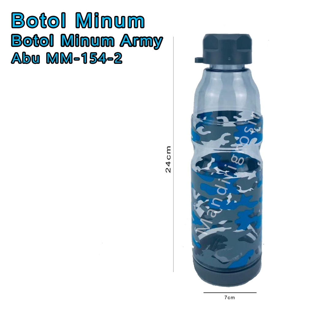 Motif Army Abu MM-154-2 * Botol Minum Plastik * 700ml*