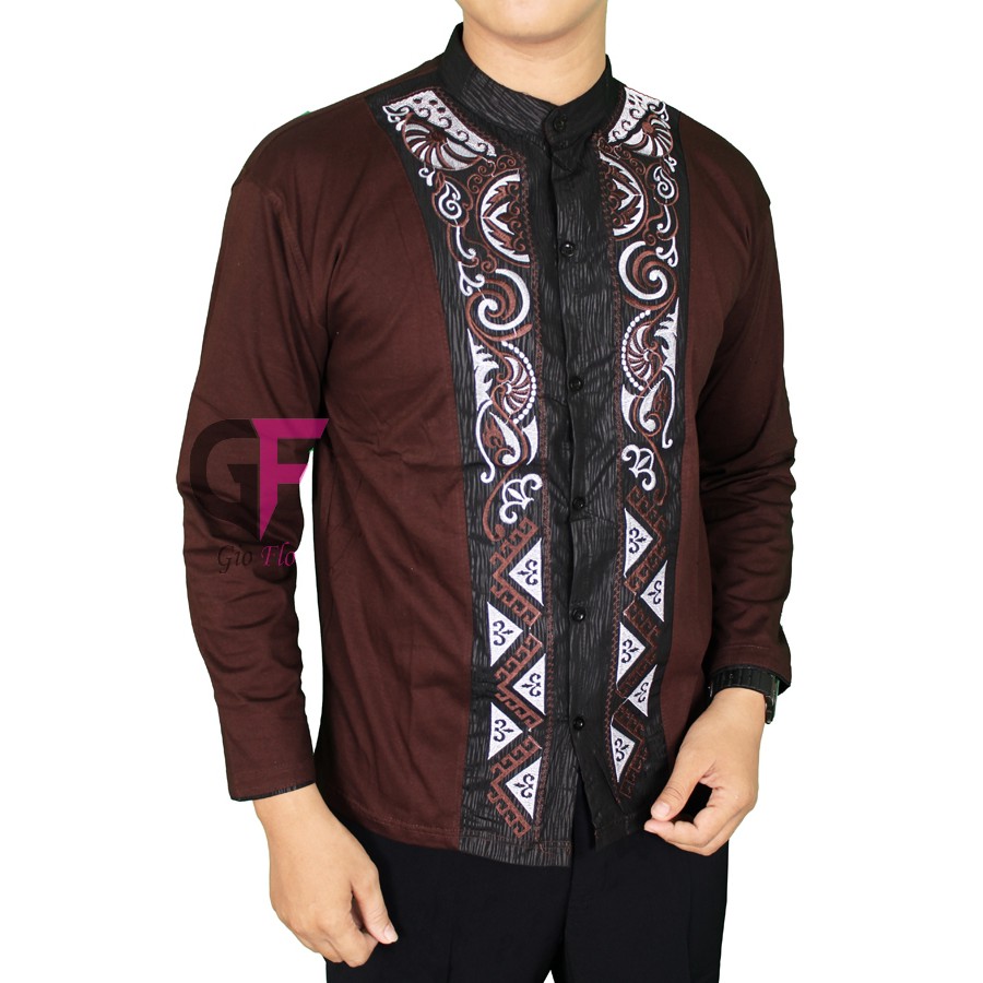 GIOFLO Pakaian Muslim Pria Brown / KKL 46