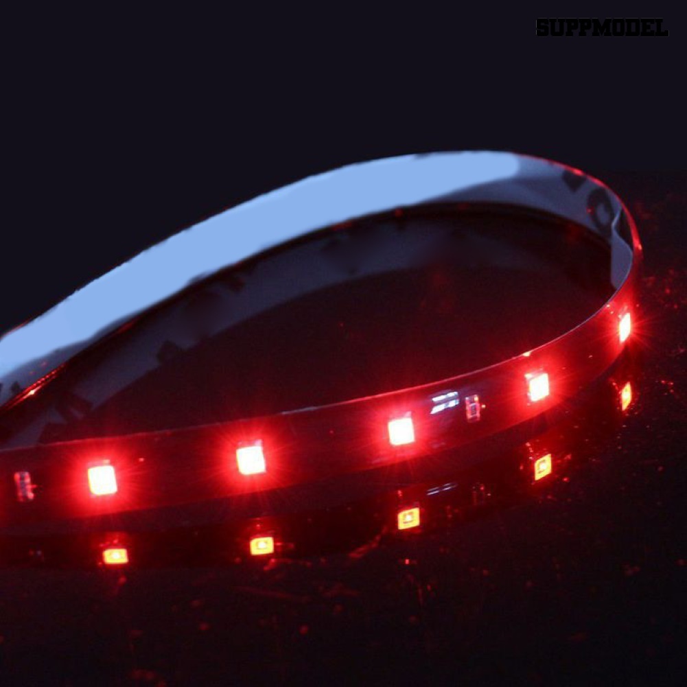 Lampu Strip 15 LED 3528SMD Flexible Anti Air Untuk Dekorasi Mobil