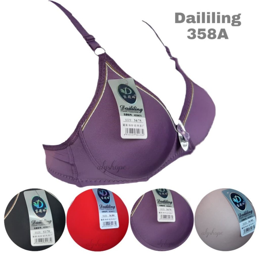 RC Daililing Bra/ Laparis Bh Busa Tipis Tanpa Kawat Import Premium Berkualitas