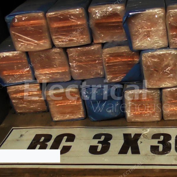 RAIL COPPER RC BUSBAR IMPORT 3x30mm 4 Meter ( PLAT TEMBAGA 3x30 3 x 30 mm )