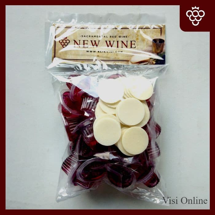 

Anggur Perjamuan Kudus Cup + Hosti - Isi 25