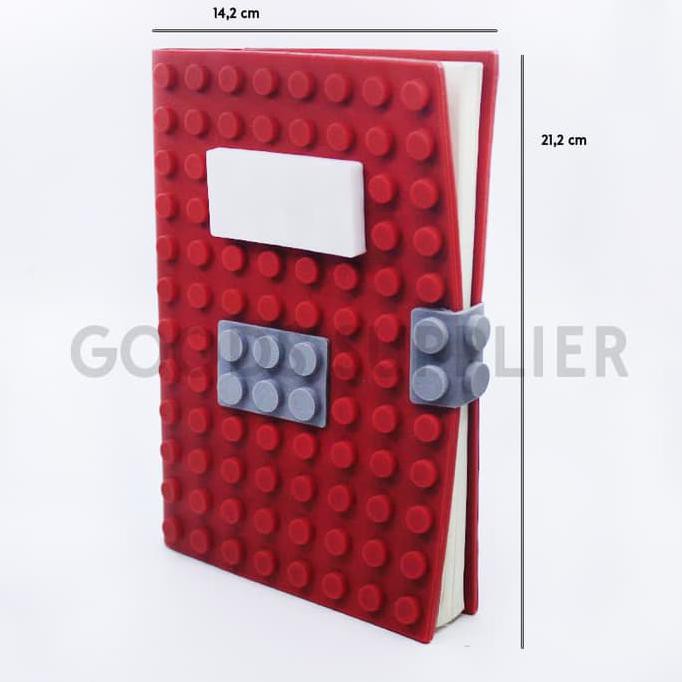 

Silicone lego notebook cover / Sampul Buku Silikon Lego