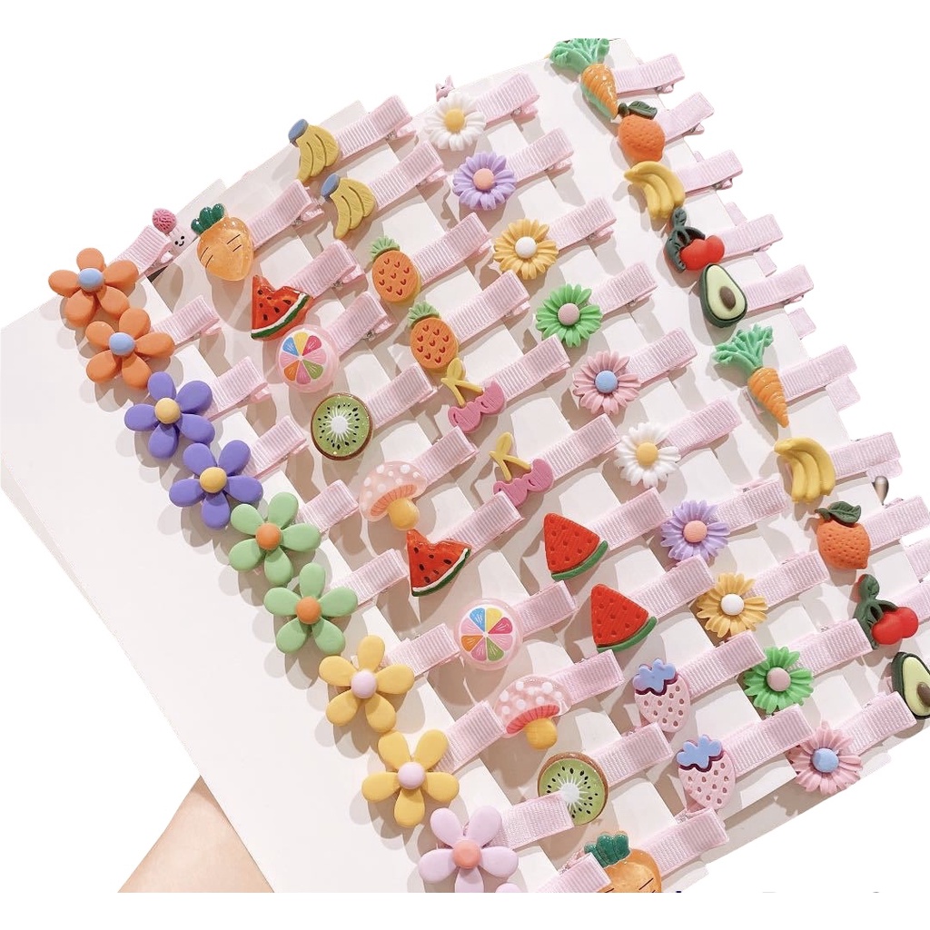 Leleoncare Jepit Rambut Anak Aksesoris Rambut Kartun Lucu Bayi Korea / Jepit Rambut Anak Korea Styli