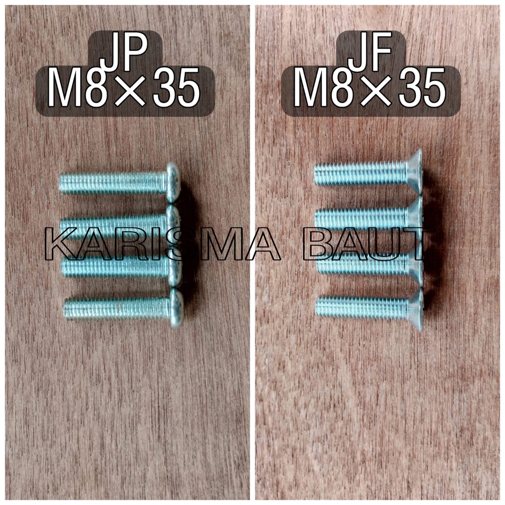 Baut JP M8 x 35 ( baut JP 8x35 ) / Baut JF M8 x 35 ( baut JF 8x35 )