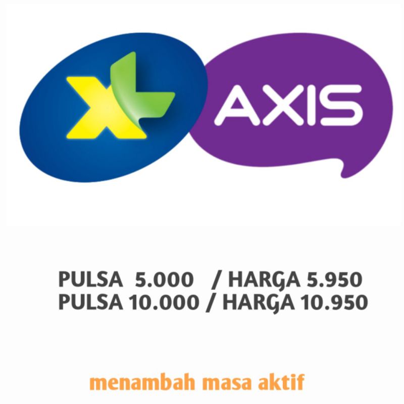 PULSA AXIS XL MURAH 5000 10000 15000 5K 10K 15K