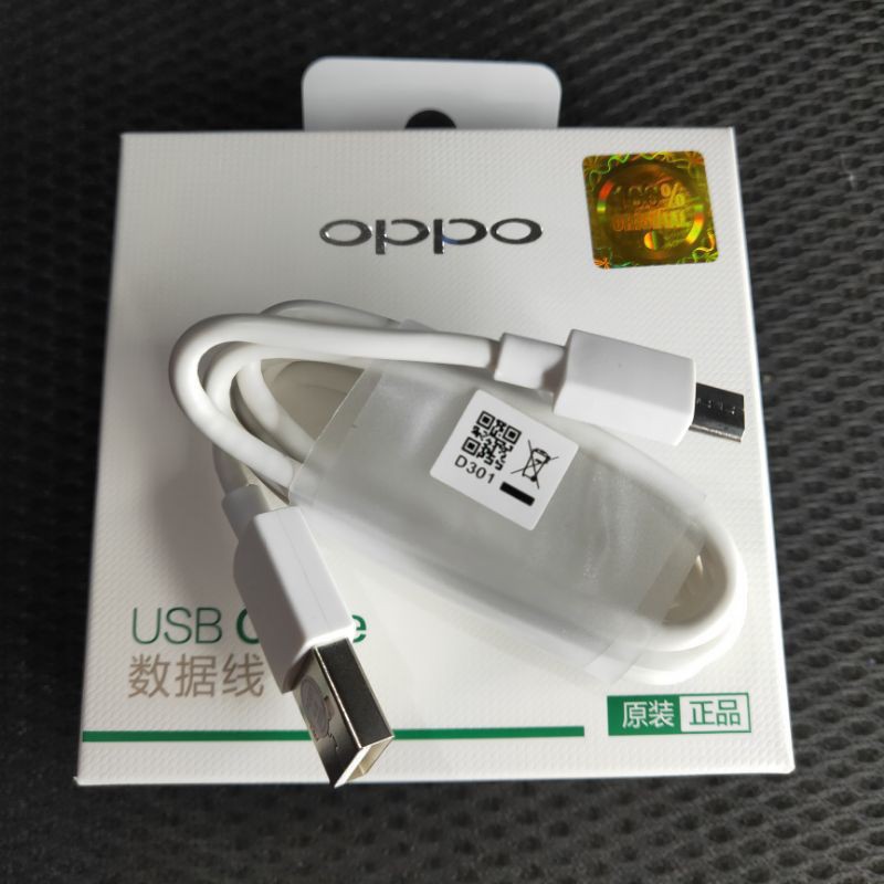 KABEL DATA OPPO FAST CHARGING 2A ORIGINAL 100%