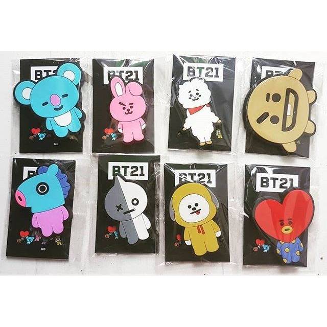 BT21 SILICONE MAGNET BTS BANGTAN BOYS KPOP