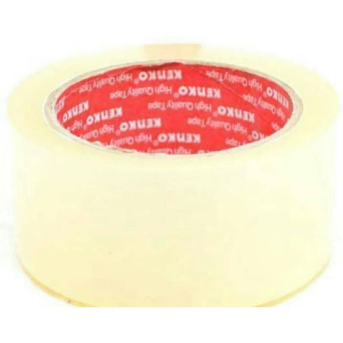 

Lakban Bening / Coklat OPP 48mm Kenko / selotip packing