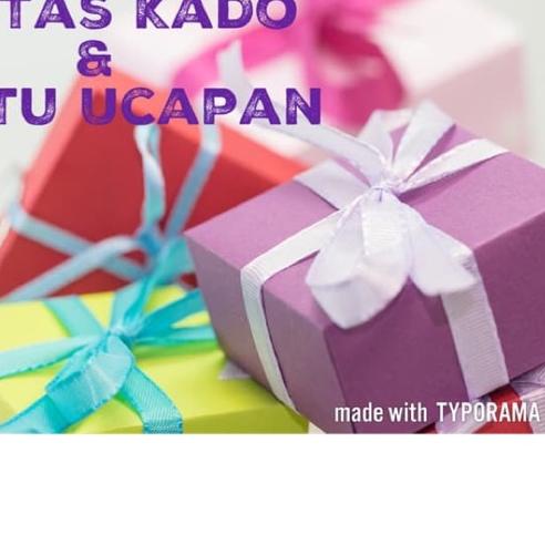 

♠ Kertas Kado dan Kartu Ucapan ♪