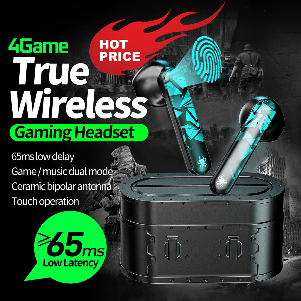 PLEXTONE 4Game TWS Gaming Earphone Bluetooth 5.1 Touch Headset Music Earbuds For Mobile PUBG CS Go