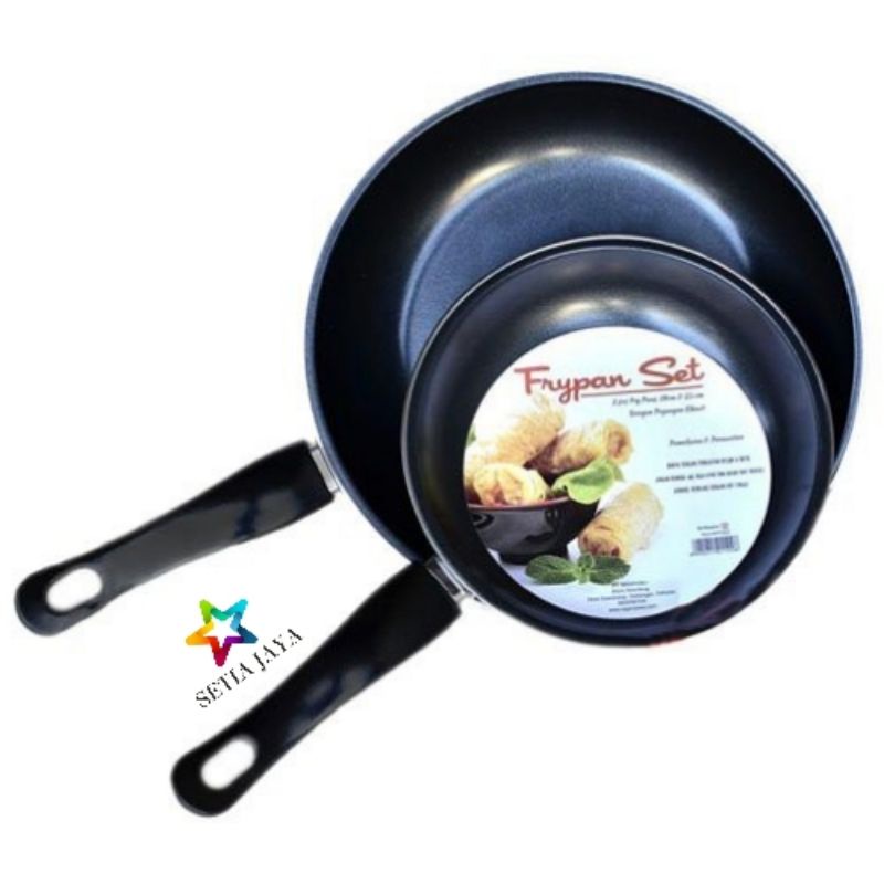 TEFLON SET MASPION / FRYPAN SET MASPION 18CM & 23 CM