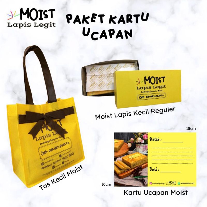 

Moist Lapis Kecil Paket Kartu Ucapan
