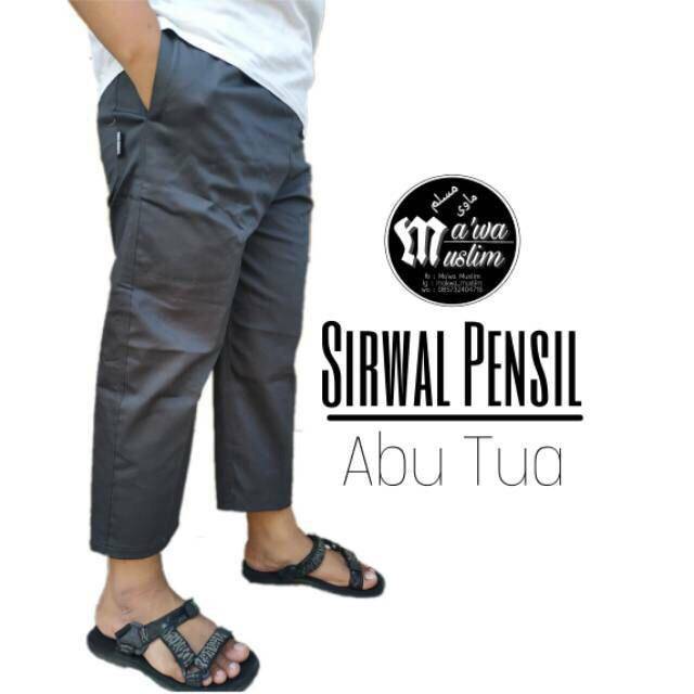 Sirwal Pensil L/XL dan sirwal gombor | Celana Cingkrang Pensil