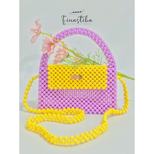 Kumala bag READY ( Beaded bag / Tas Manik-manik / Tas mutiara )