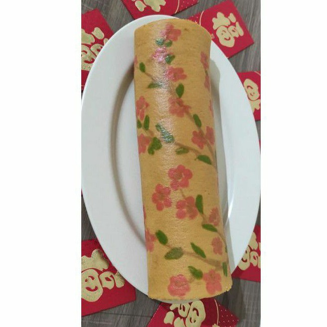 

Roll cake Sakura / Bolu gulung Lukis / Cake Lukis / Bolgul enak fresh tanpa pengawet lembut