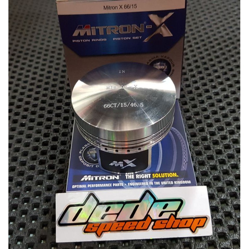 piston kit mitron x 66 pin 15