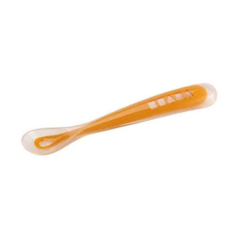 Beaba First Meal Silicone Spoon Orange