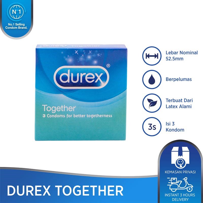 DUREX TOGETHER ISI 3 KONDOM