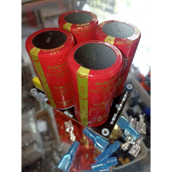 PSU 4 ELCO 10000UF 100V Rubicon RED BAGUS