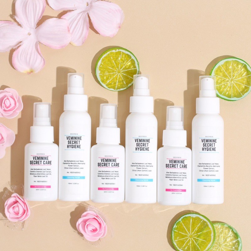 PAKET HEMAT PERAWATAN BERBPOM veminine secret care dan viminine hygine