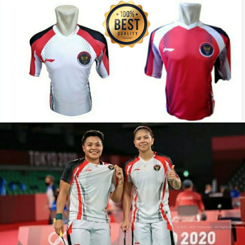 Jersey Atasan Badminton Olimpiade Tokyo 2020 Kaos Baju Lining terbaru