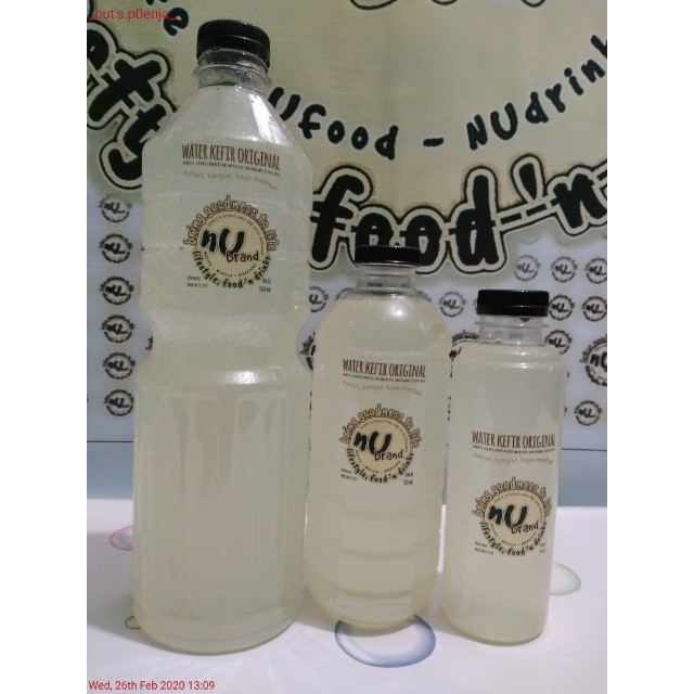 

water kefir original soda alami untuk kesehatan