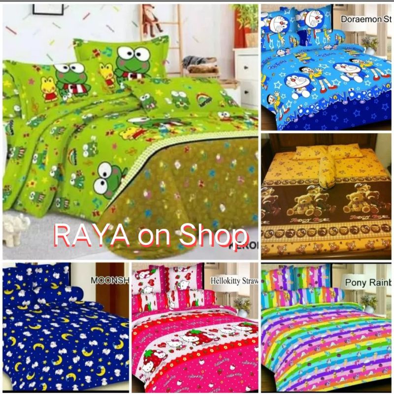 Sprey Home Made UK 180x200 dan 160x200 Halus dan Lembut tanpa sarung bantal dan guling/Kosongan