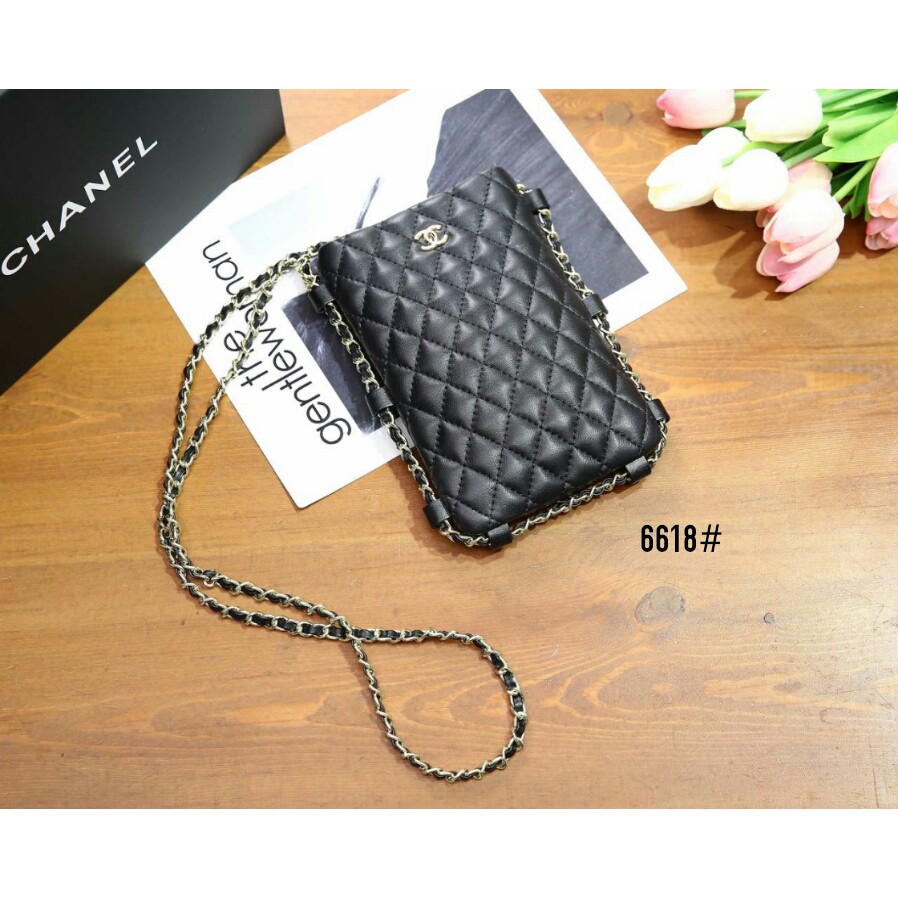 High Premium Chanel Chain Around Cell Phone Purse Bag #6618