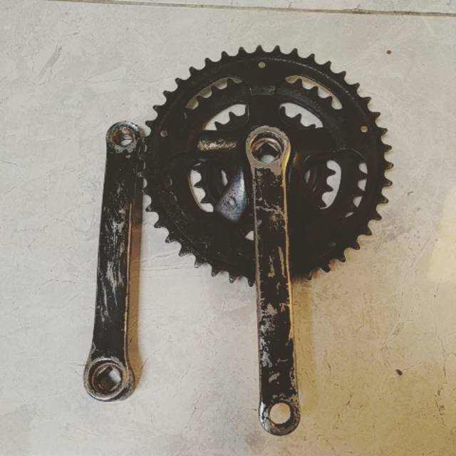 Crank bekas copotan sepeda mtb jadul Jieyang