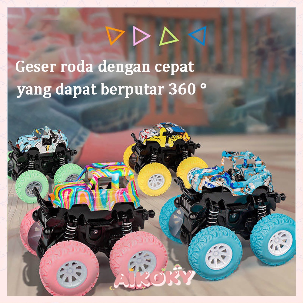 Aikoky Mainan anak laki laki mobil mobilan/mobil mainan jip zap off road 4 drive