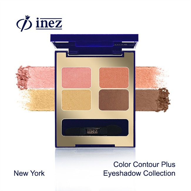 Inez Eye Shadow Collection Eyeshadow Pallete 4 Warna