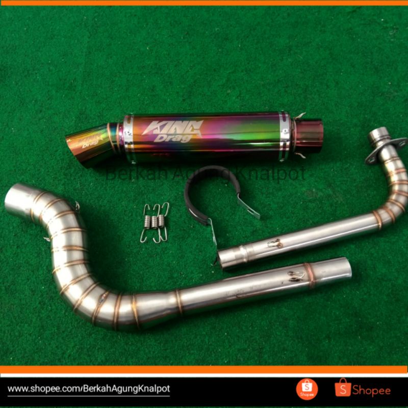 Knalpot KINGDRAG 51mm pnp Ex5/Knalpot wave/Knalpot lagenda/Knalpot srl115/Knalpot kriss110/Knalpot s