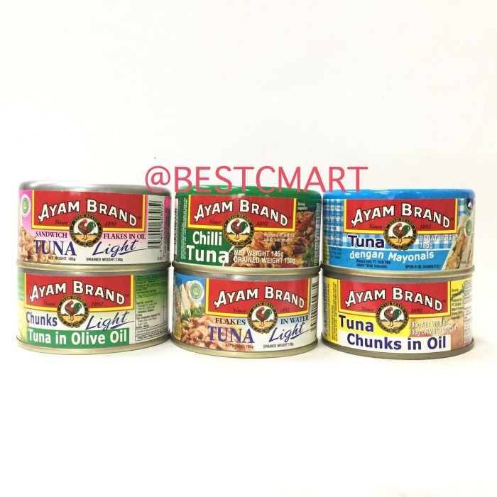 

Gg01Hh Ayam Brand Tuna 185 Gr - Mayo Ds01Gkk