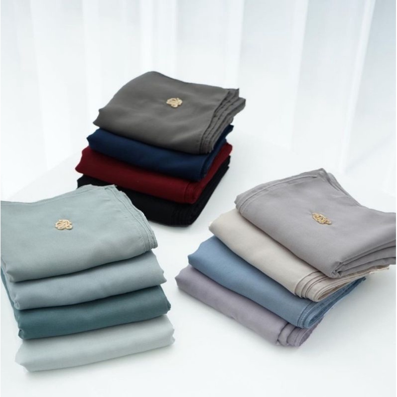 JILBAB VOAL PLAIN ULTRAFINE VOAL IRON LOGO HEAVEN LIGHTS-Free Ongkir