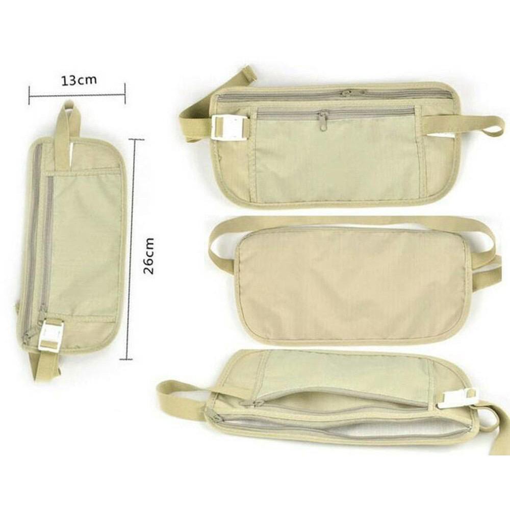 Tas pinggang anti maling/ Slim hidden waist bag