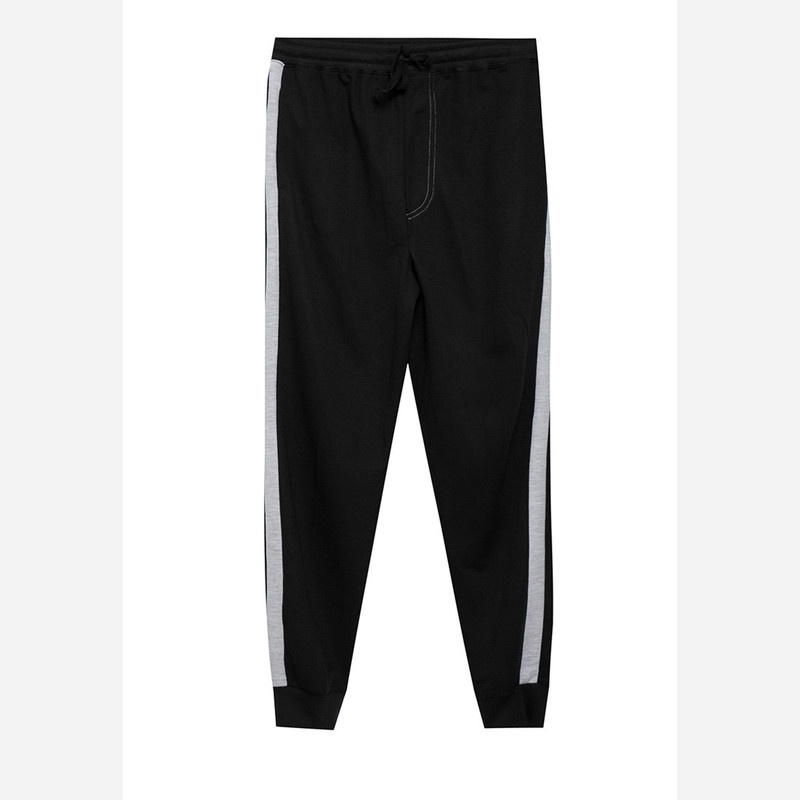 Sport High Jogger Traning Pants Basic Stripe Samping Pria