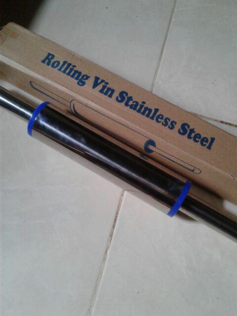 Rolling Pin Stainless 25 - Pemegang Bergerak