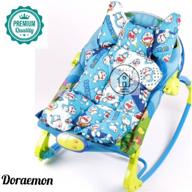 ALAS STROLLER UNIVERSAL STROLLER/ALAS CAR SEAT/ALAS BOUNCER BÀBY MOTIF DORAEMON