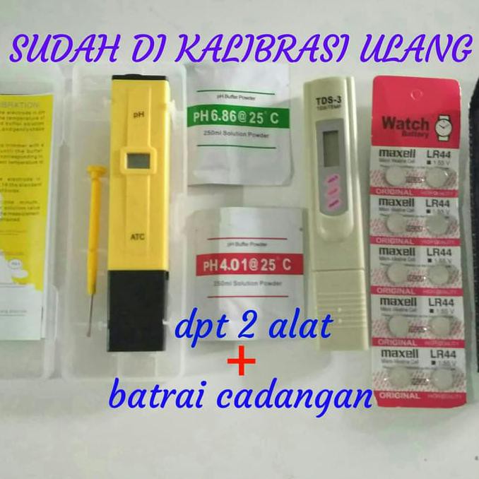 PH METER DAN TDS METER ALAT UKUR AIR