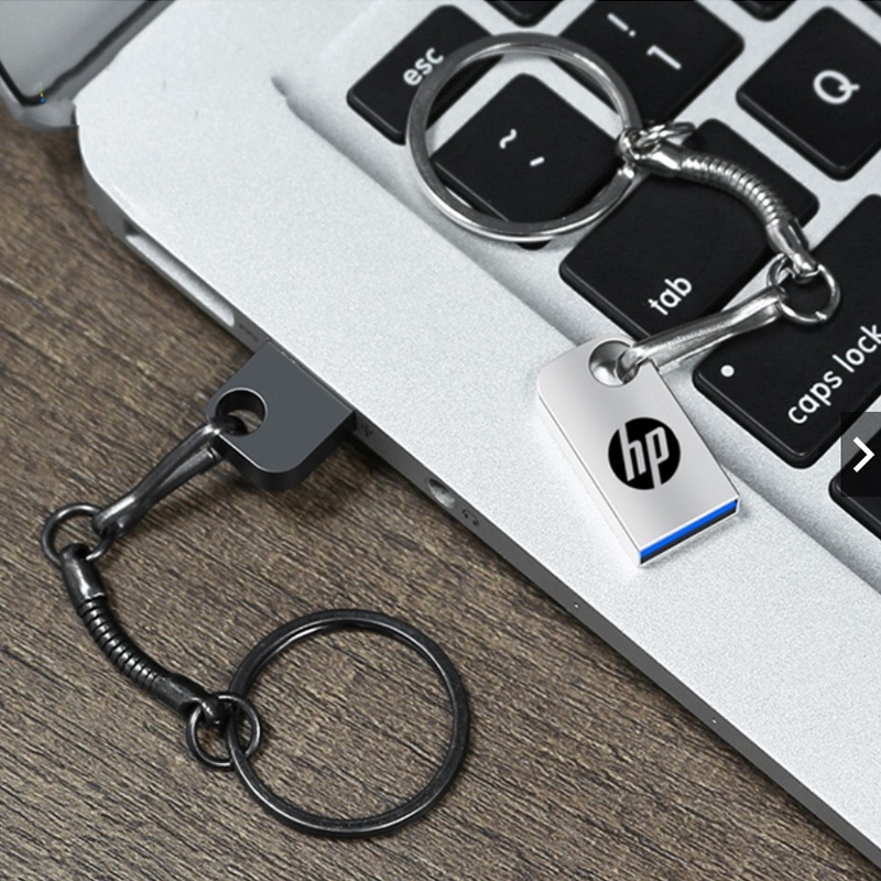 Flash Drive HP Mini 128GB 256GB 512GB 1TB 2TB USB3.0 Flash Drive Gunmetal Cocok Untuk Simpan Foto, Video Dan Lagu