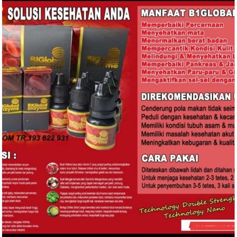 B1Global Enzym , Enzyme Botol 10 Ml