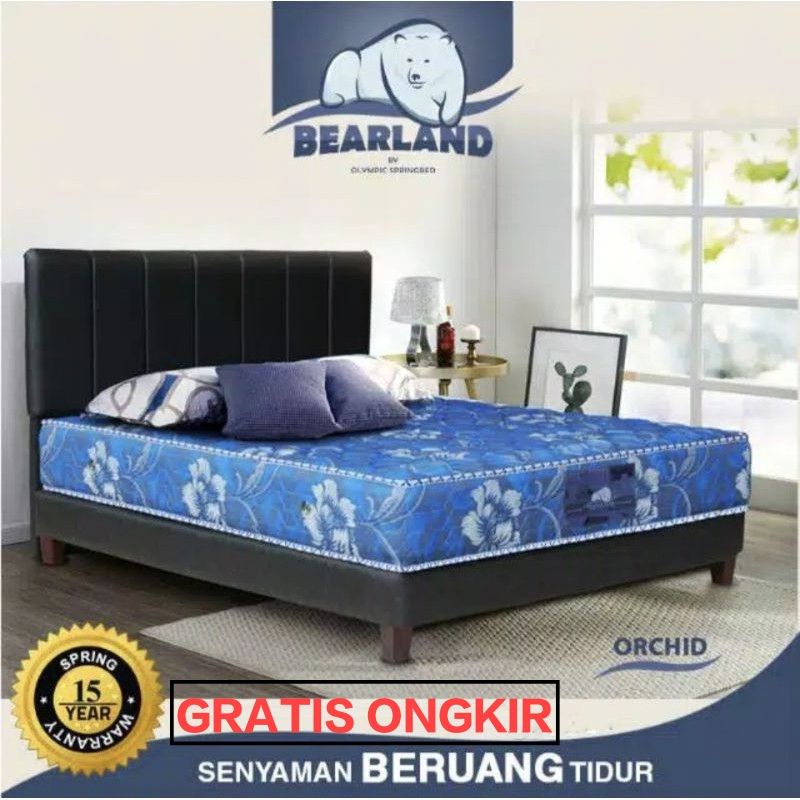 Springbed Full Set Olympic Bearland Garansi 15 Tahun Kasur Saja Ukuran 120 160 180 200 Bed Set Divan