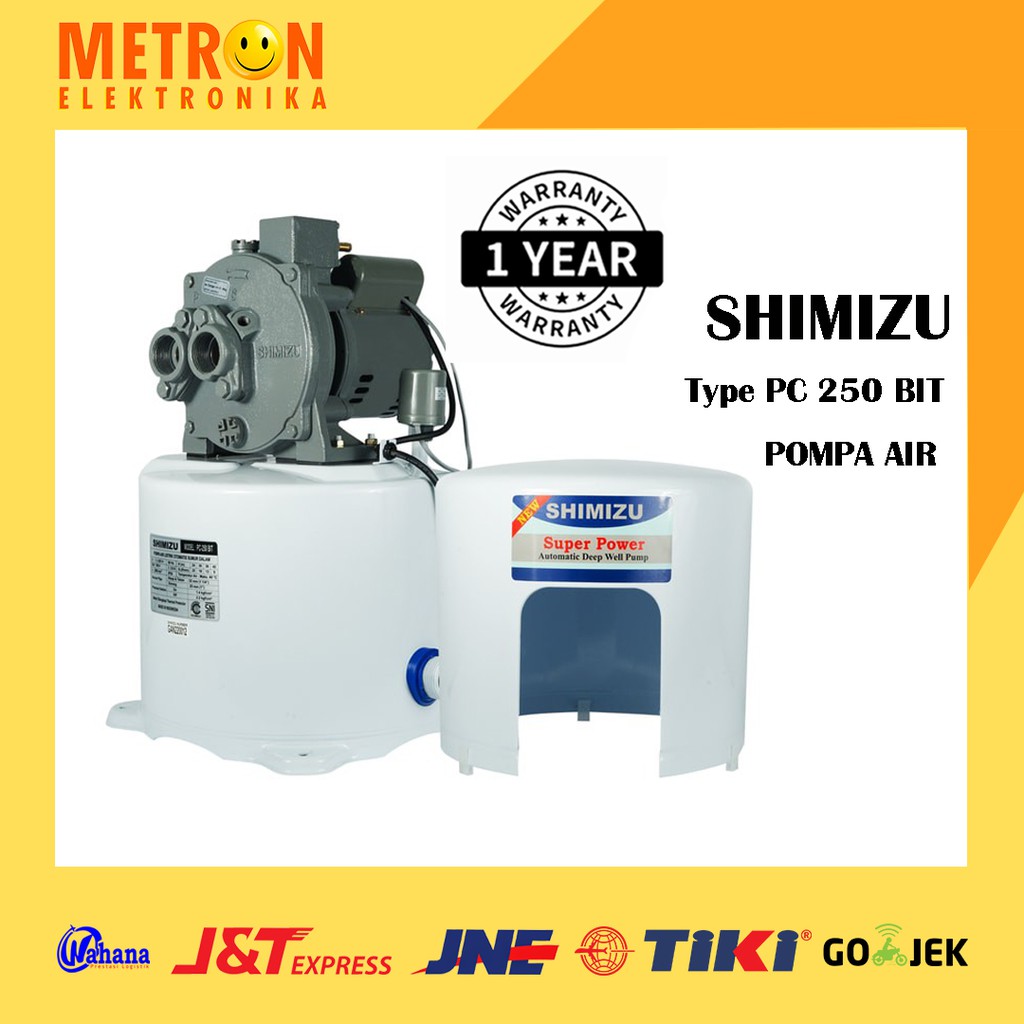 SHIMIZU PC 250 BIT DEEP WELL PUMP / WATER PUMP / POMPA AIR / PC250BIT