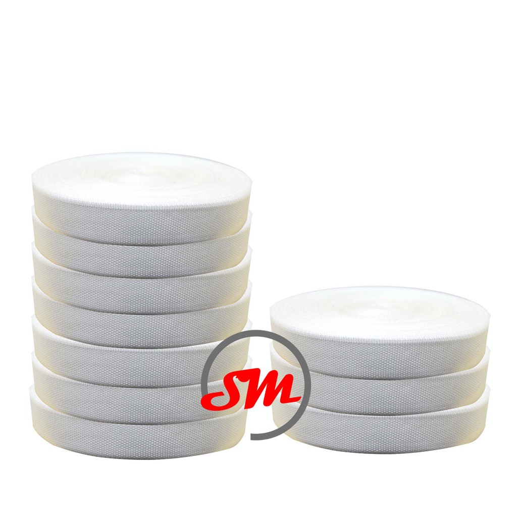 

WEBBING PELIPIT UKURAN 2.0 CM PANJANG 28 CM WARNA PUTIH PCR HE 20 PUTIH