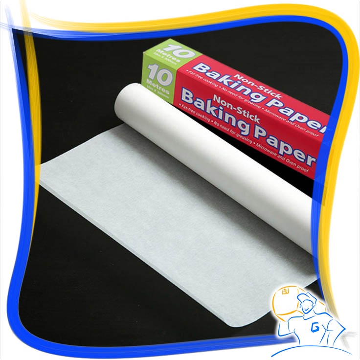 Kertas Baking Anti Lengket Alas Roti Kue Panggang Baking Oil Paper Sheet Roll Non Stick 5 10 20 meter