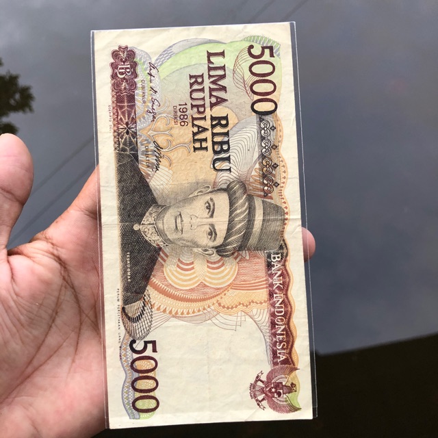 Uang Kuno 5000 Tengku Umar XF