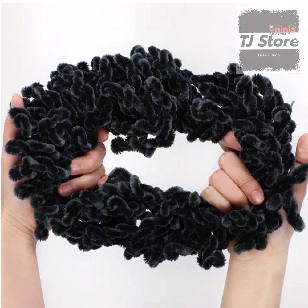 Kunciran Rambut Ubur - Ubur JUMBO / Ikat Rambut Cepol Hijab / Kuncir Rambut Hijab-4