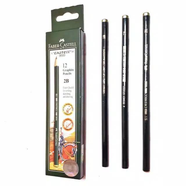 Pensil 2B faber castel Isi 12 Pcs