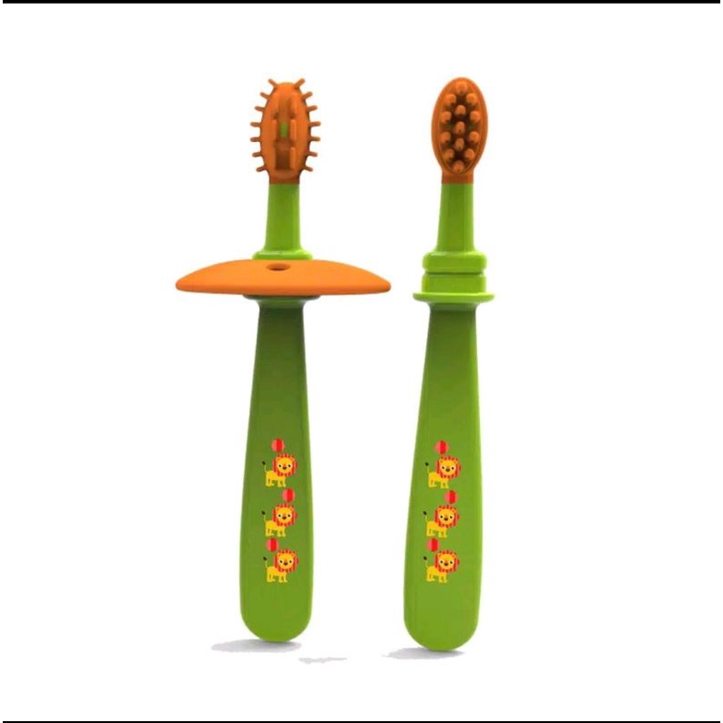 Babysafe Teether Brush Gigitan Model Sikat Gigi Gum Massage T